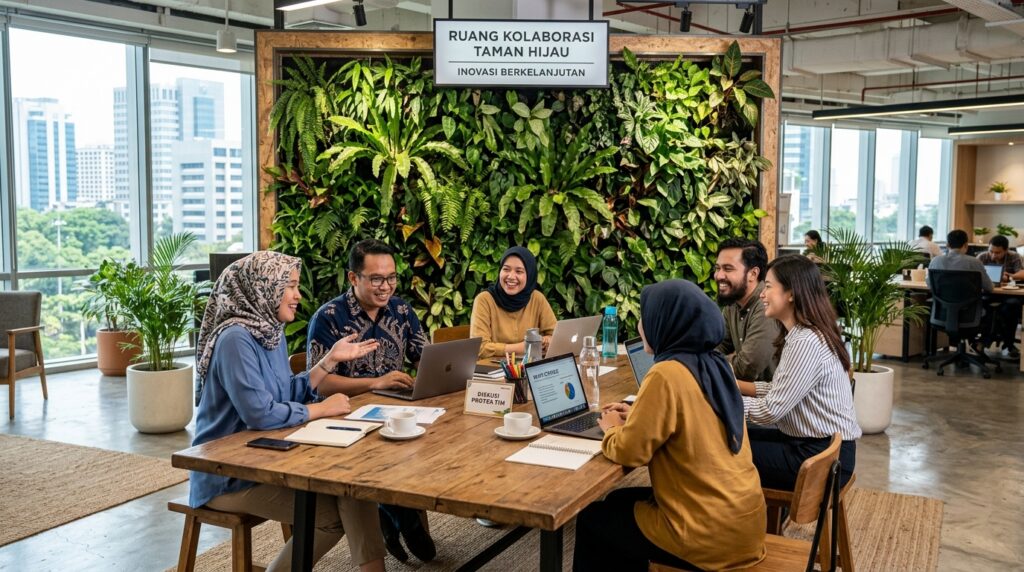 Konsep bangunan hijau mendukung Simulasi Biaya AMDAL Kantor yang berkelanjutan