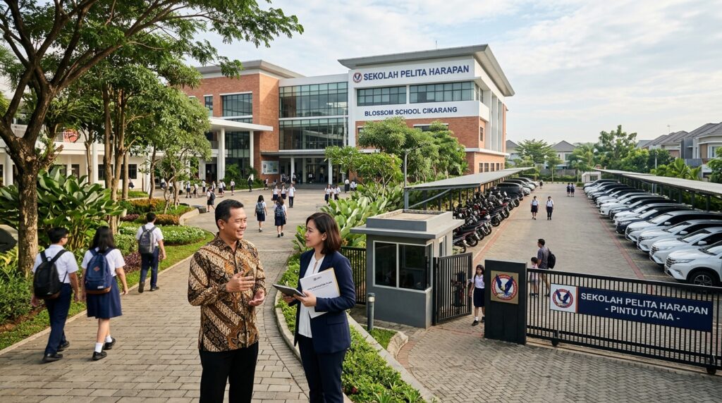 Pemilik Sekolah UKL UPL sedang berkonsultasi dokumen lingkungan bersama tim ahli