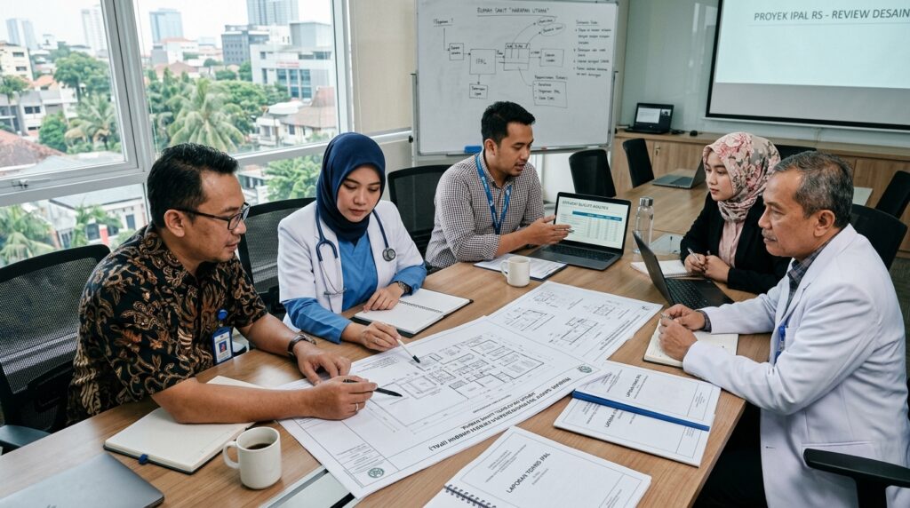 Panduan AMDAL Pemilik Rumah Sakit dalam tahap kajian teknis limbah medis