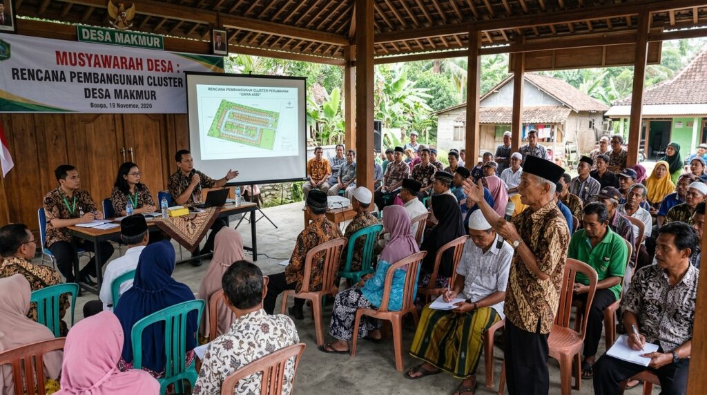 Panduan AMDAL pemilik cluster dalam sesi konsultasi publik masyarakat