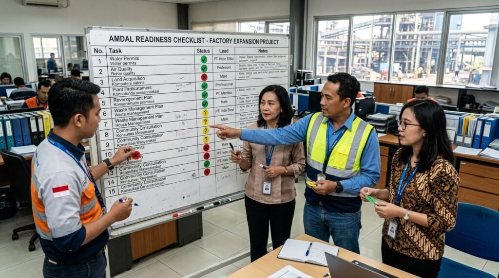 syarat amdal perusahaan pada kegiatan lapangan dan pengendalian kepatuhan