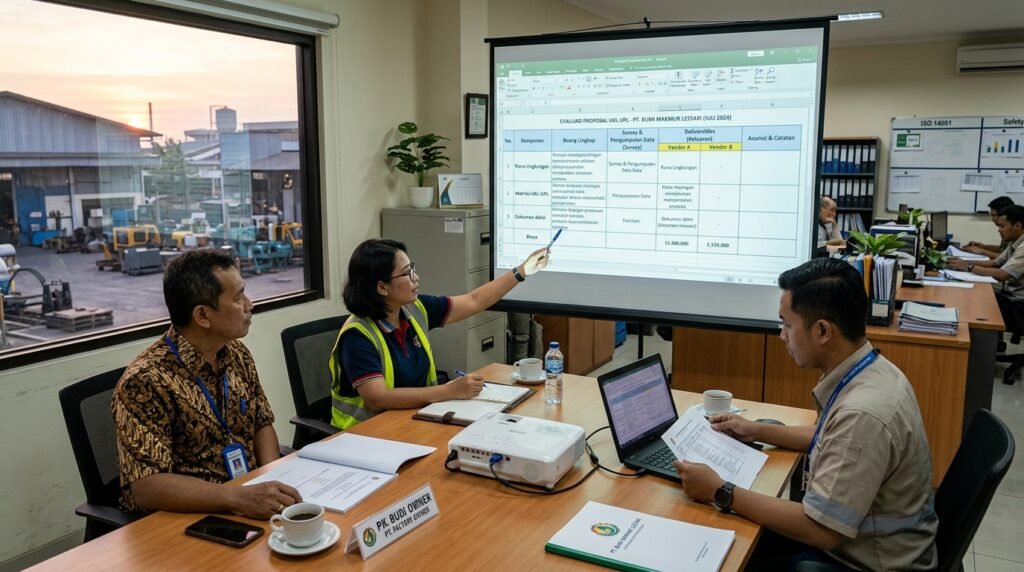 biaya ukl upl untuk analisis dan persiapan lingkungan perusahaan