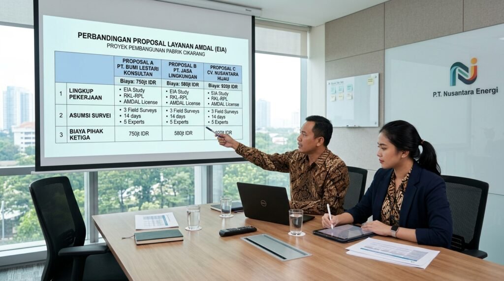 biaya pengurusan amdal untuk analisis dan persiapan lingkungan perusahaan