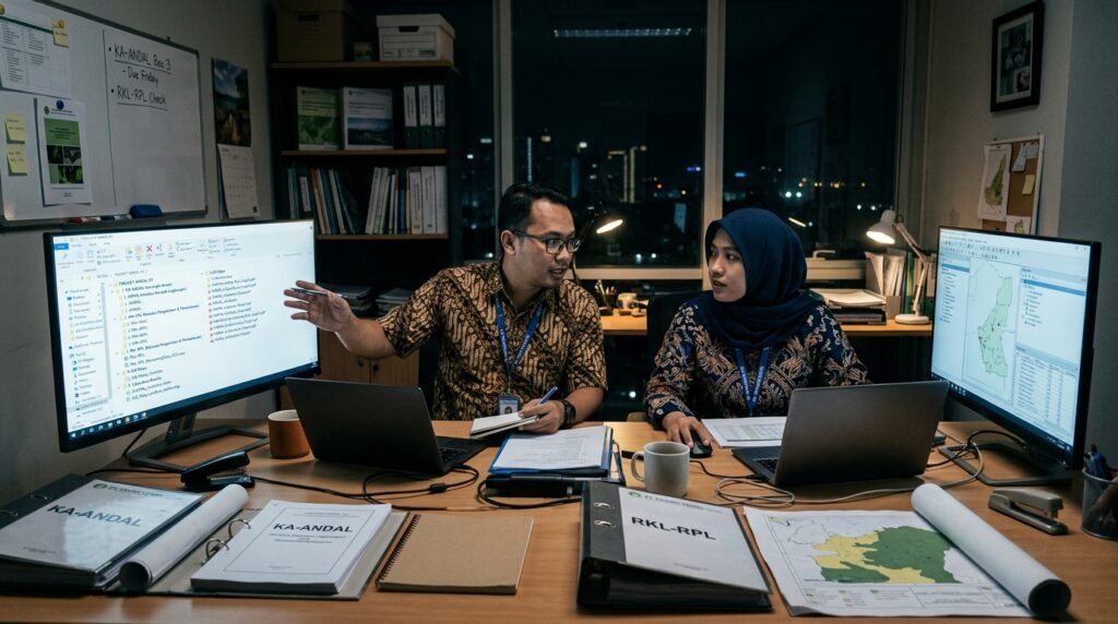 dokumen amdal untuk persiapan dan evaluasi proyek lingkungan