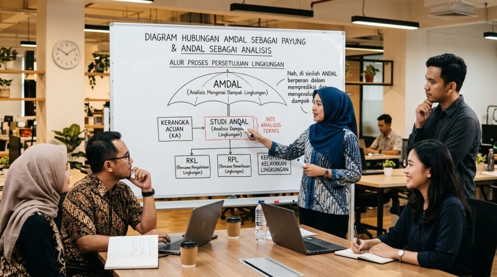 andal dan amdal pada kegiatan lapangan dan pengendalian data