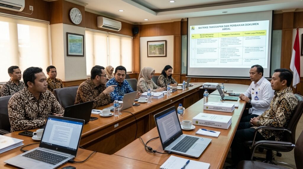 izin amdal pada kegiatan lapangan dan pengendalian data