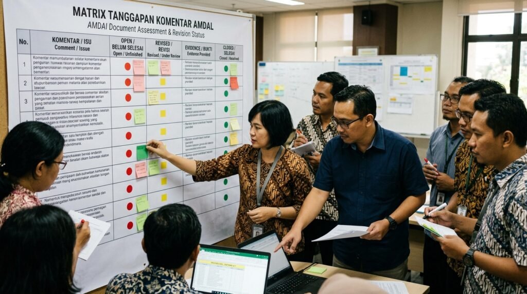 penilaian dokumen amdal pada kegiatan lapangan dan pengendalian data